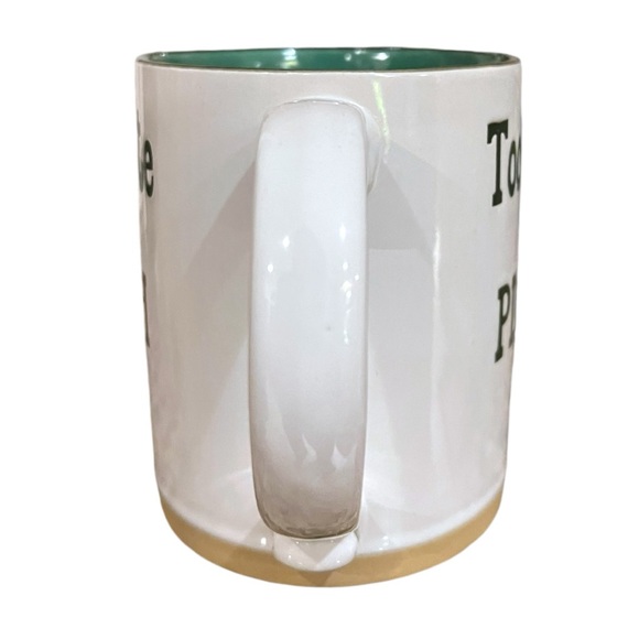 Rae Dunn Irish At Heart White Green Ceramic Mug St. Patrick’s Day - Picture 4 of 10